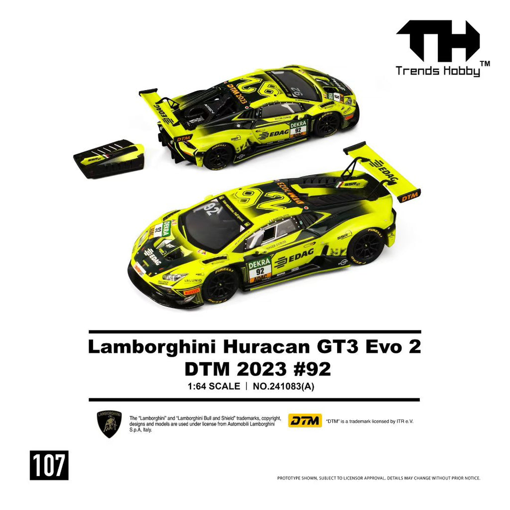 Trends Hobby 1/64 Lamborghini Huracan GT3 Evo 2 DTM 2023 No.92 241083A