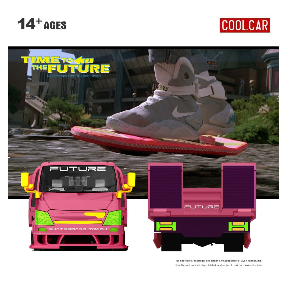 Coolcar 1:64 H300 Car Transport Hauler Back to the Future Hoverboard Livery