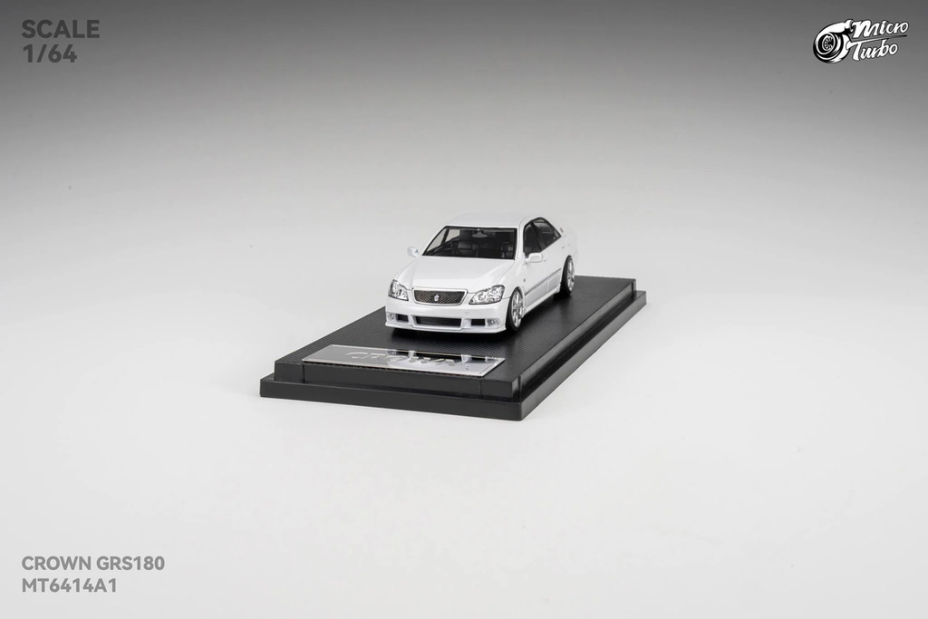 Micro Turbo 1:64 Custom Crown S184 - Metallic White