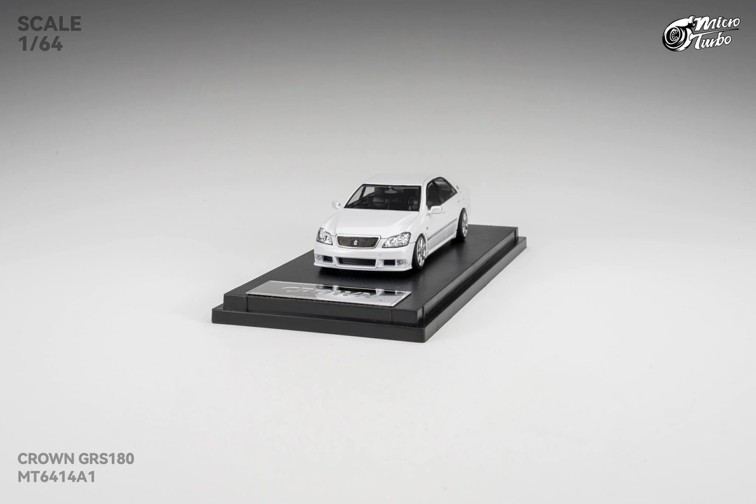 Micro Turbo 1:64 Custom Crown S184 - Metallic White
