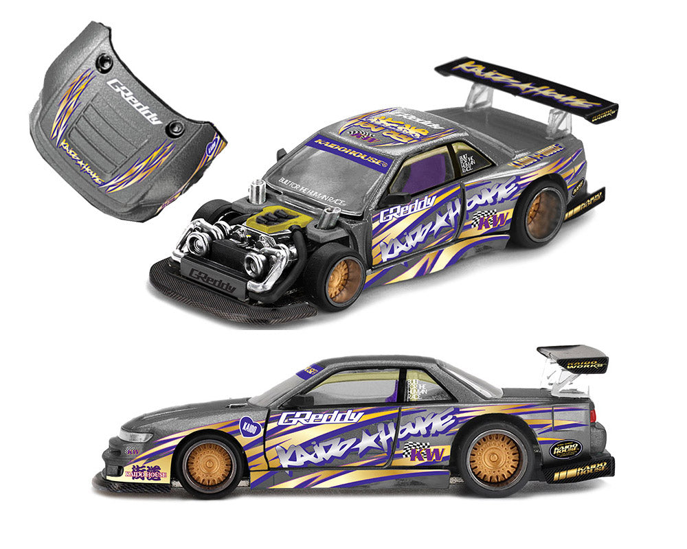 Kaido House Nissan Silvia S13-R Kaido Drift V1 Greddy – Gunmetal Gray