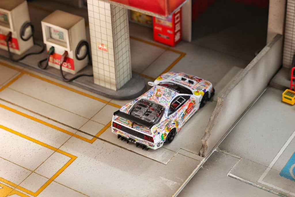 Ghost Player 1/64 LBWK F40 Diecast Grafitti Version