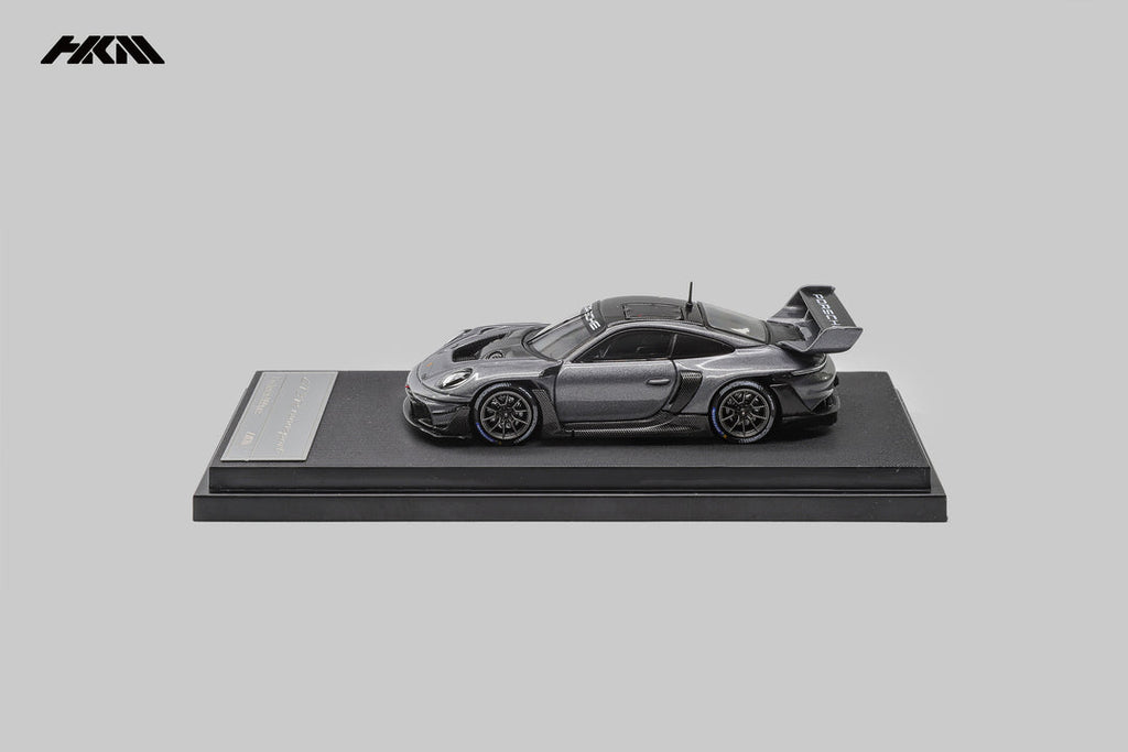 HKM 1:64 Porsche 911 (992) GT3 R Rennsport Grey