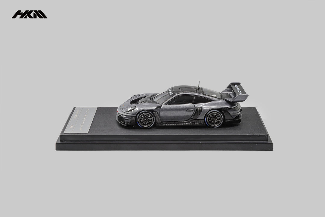HKM 1:64 Porsche 911 (992) GT3 R Rennsport Grey