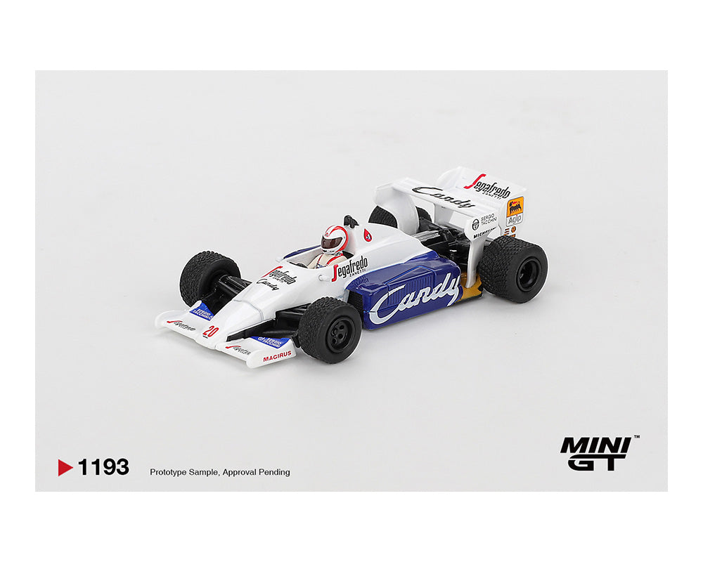 Mini GT 1:64 Toleman TG184 #20 Johnny Cecotto 1984 Monaco Grand Prix #1193