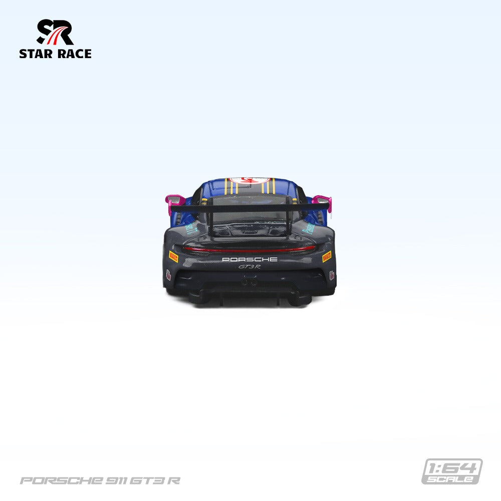 Star Race 1:64 STAR RACE Porsche 911 GT3 R Racing Car Finishings - Alloy Model