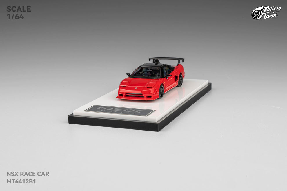 Micro Turbo - 1:64 Custom NSX Race Car - Classic Red MT6412B1