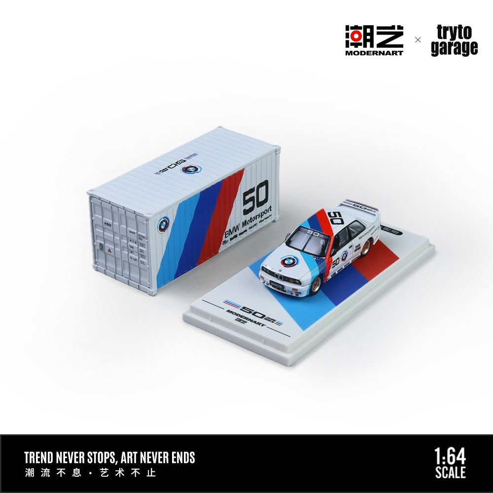 Moderart 1:64 Container Set Tryto Garage BMW E30 M3 DTM