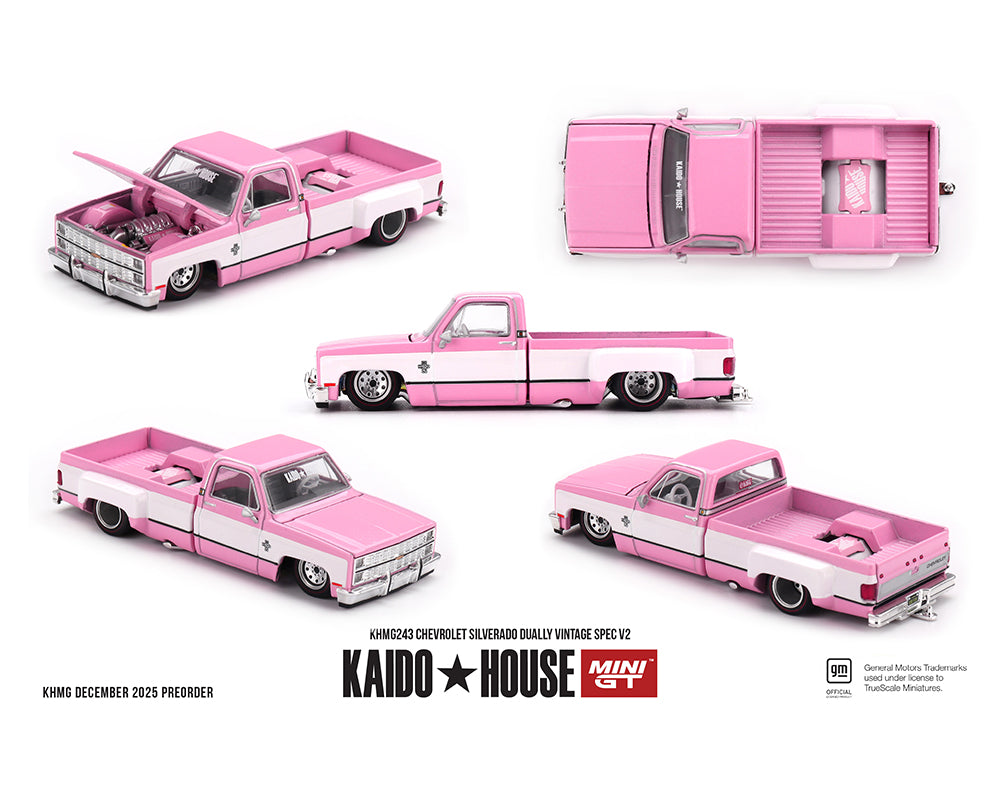 Kaido House Chevrolet Silverado Dually Vintage Spec V2 – Pink with White #243