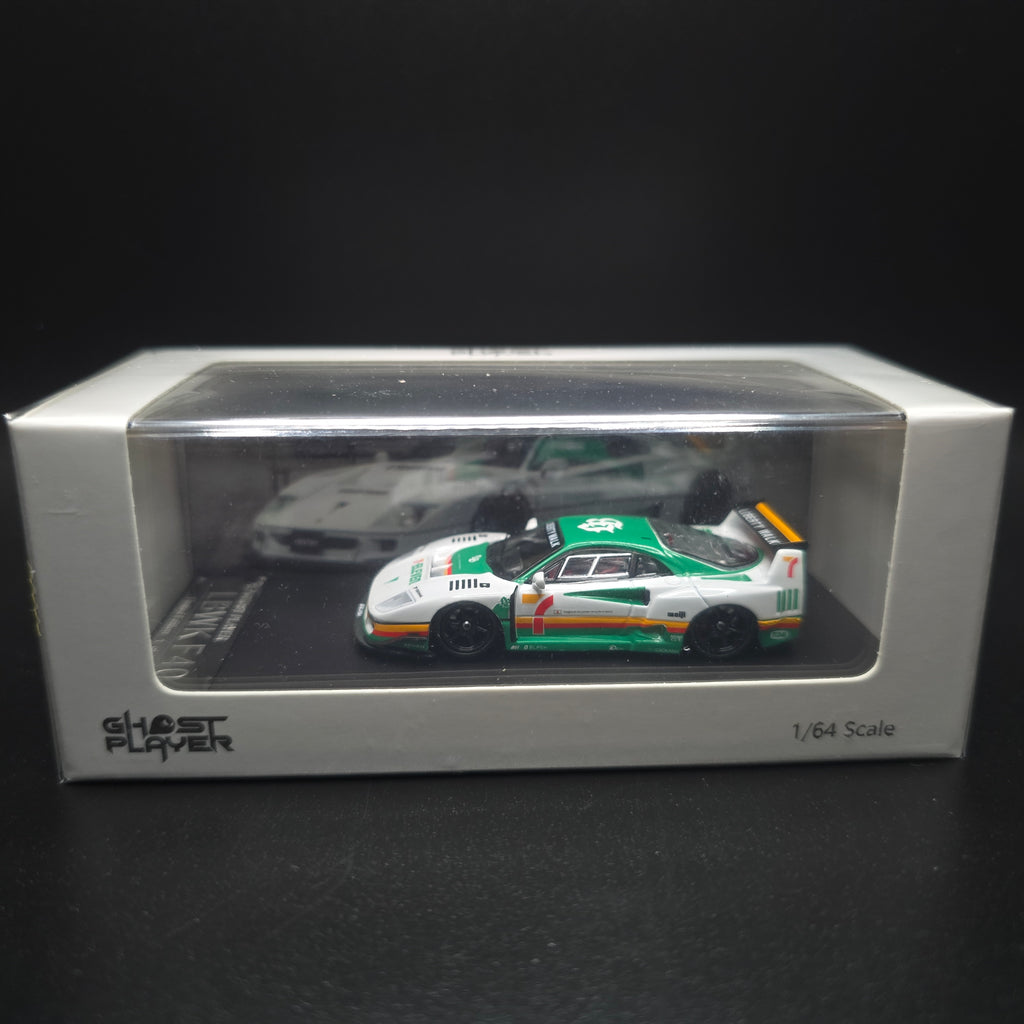 Ghost Player 1/64 LBWK F40 Diecast 7-11 Version