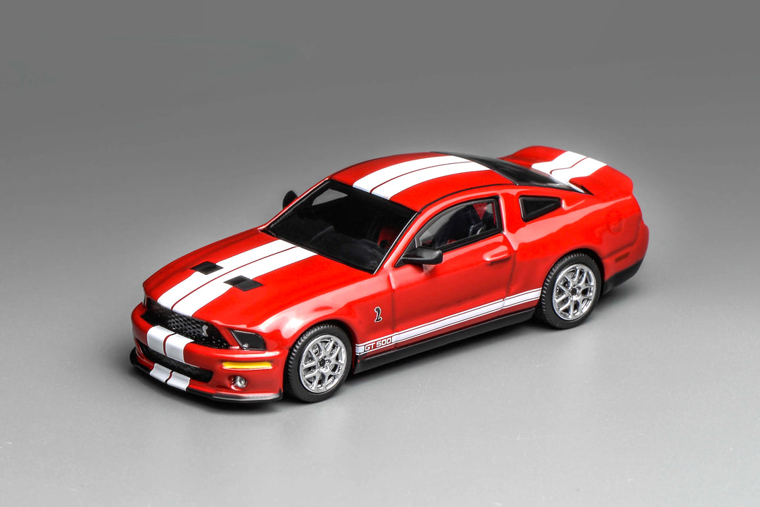Motorhelix x Greenlight 1/64 Ford Mustang Shelby GT500 2007 RED GL-1251005A