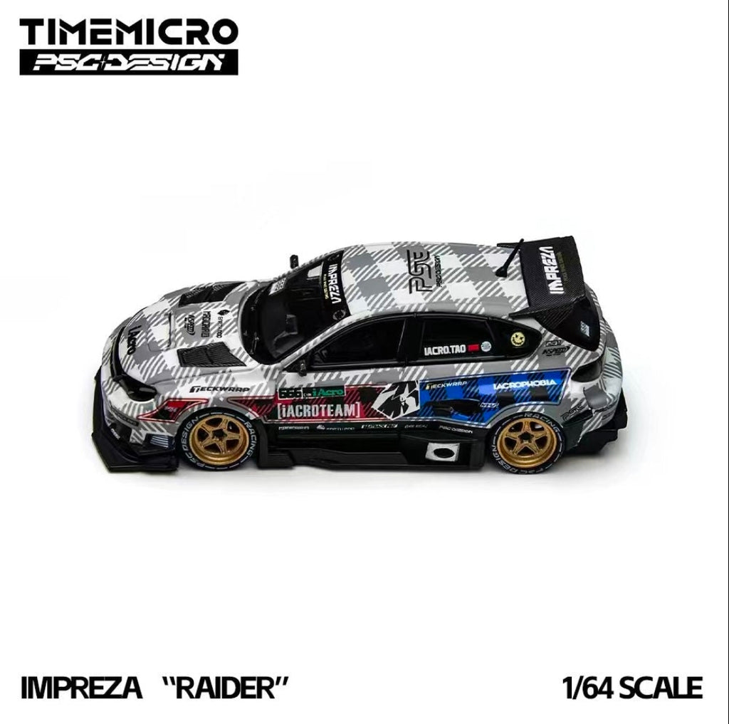 TimeMicro × PSC DESIGN 1:64 Subaru IMPREZA "RAIDER" TM648302 (Restock)