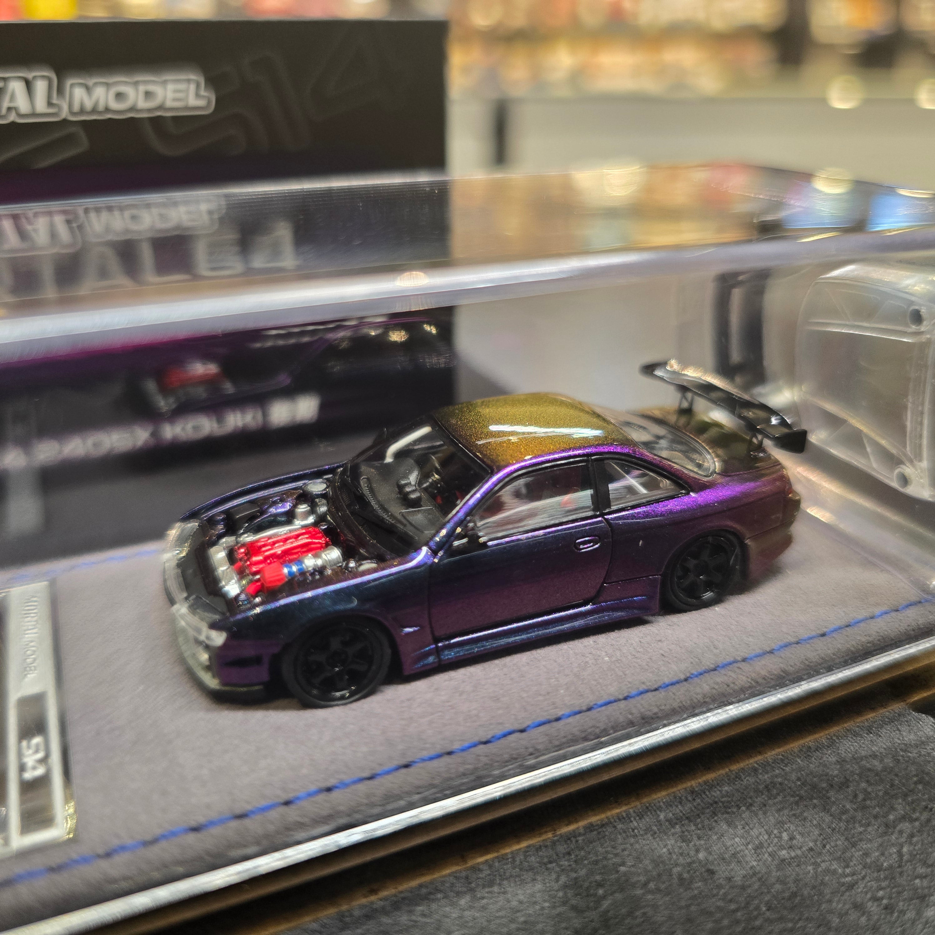 Mortal 64 Ridge S14 240SX Kouki Chameleon 1:64 Swappable Parts