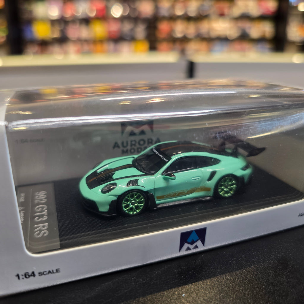 Aurora Model 1:64 992 GT3 RS Green