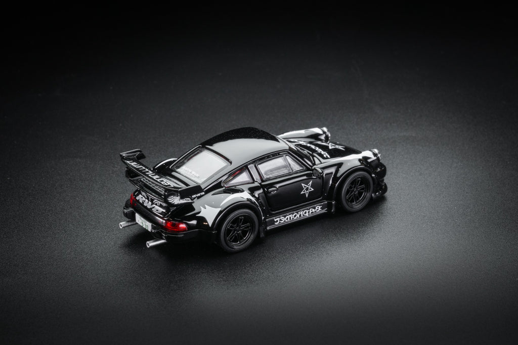 FG 1/64 Porsche RWB 930 Alloy Model Black Devil