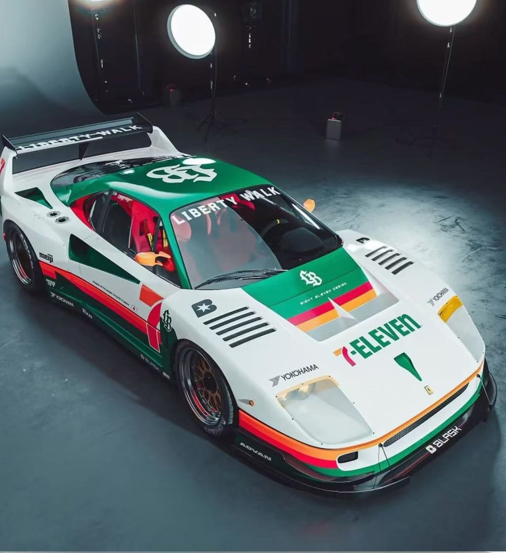 Ghost Player 1/64 LBWK F40 Diecast 7-11 Version