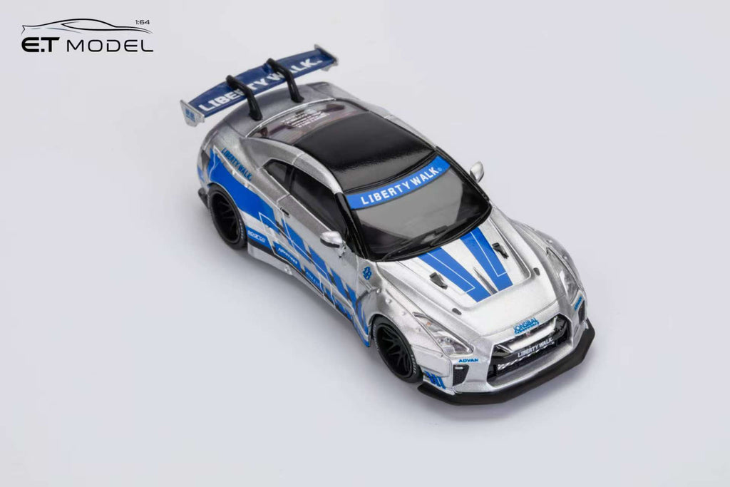 ET Model x Model Collect MC 1:64 GT-R R35 LB Widebody Modified 1.5 Version Diecast Model