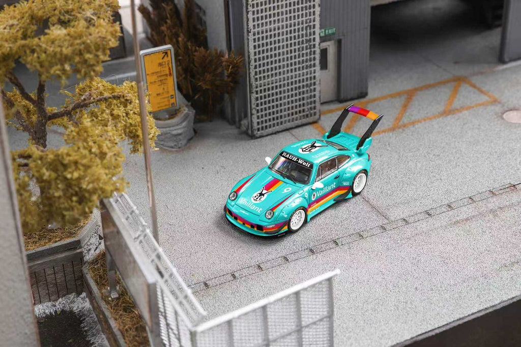 Star Model 1:64 Rauh-Welt Widebody Modified RWB 993 Vaillant #9 High Tail