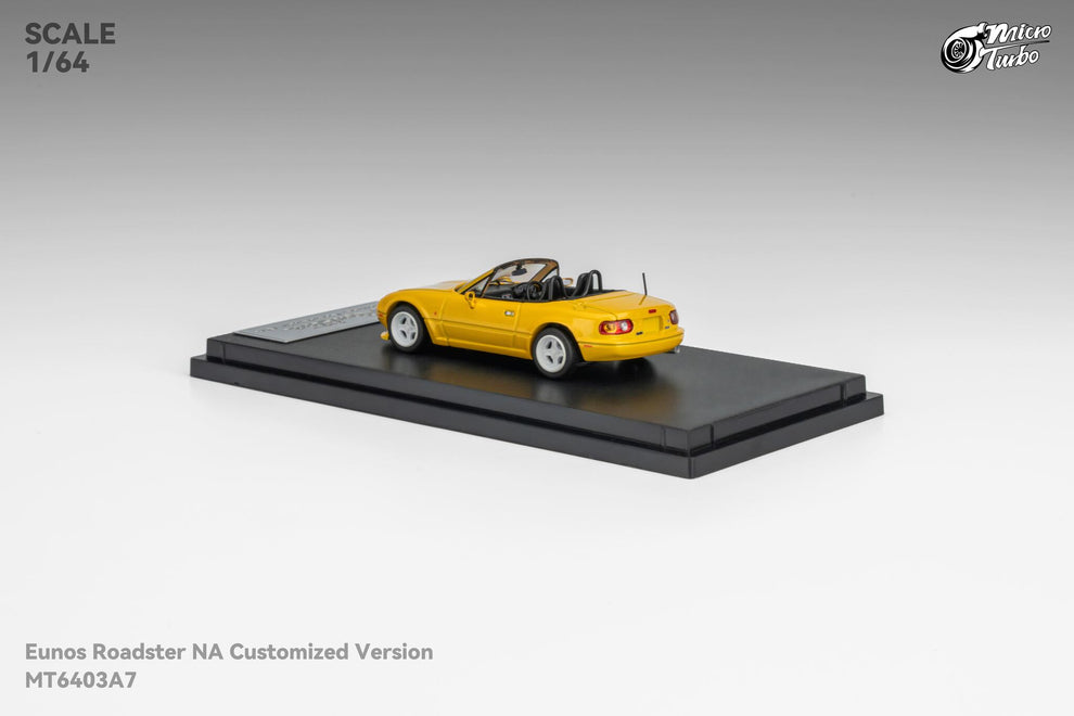 Micro Turbo 1:64 Custom MX5 - Metallic Yellow MT6403A7