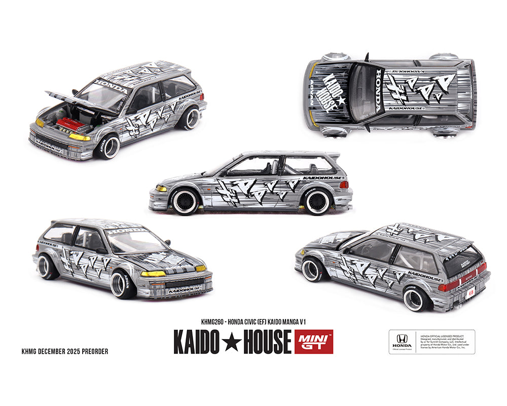 Kaido House Honda Civic (EF) Kaido Manga V1 – Silver