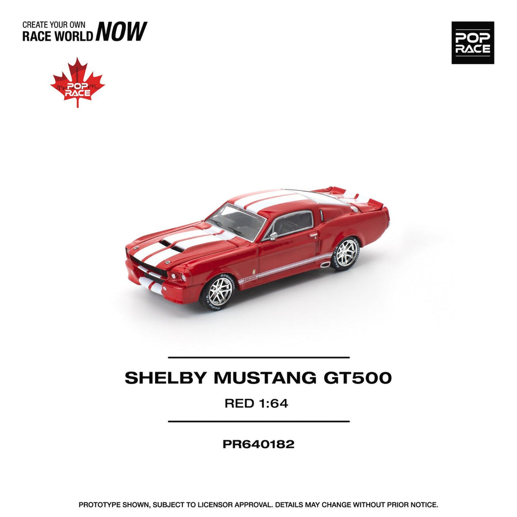 Pop Race PR64-182 Shelby Mustang GT500 Red