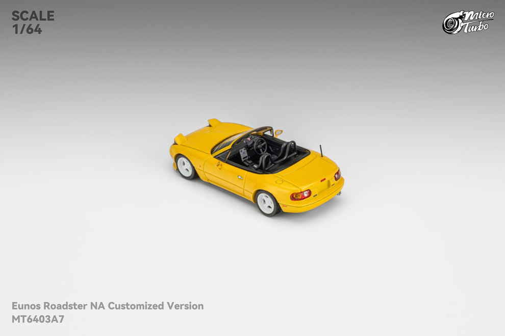 Micro Turbo 1:64 Custom MX5 - Metallic Yellow MT6403A7