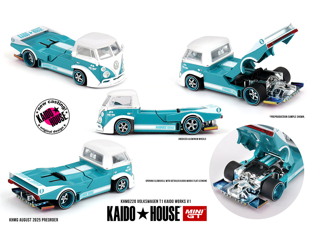 Kaido House Volkswagen T1 KAIDO WORKS V1 – Turquoise/White #220