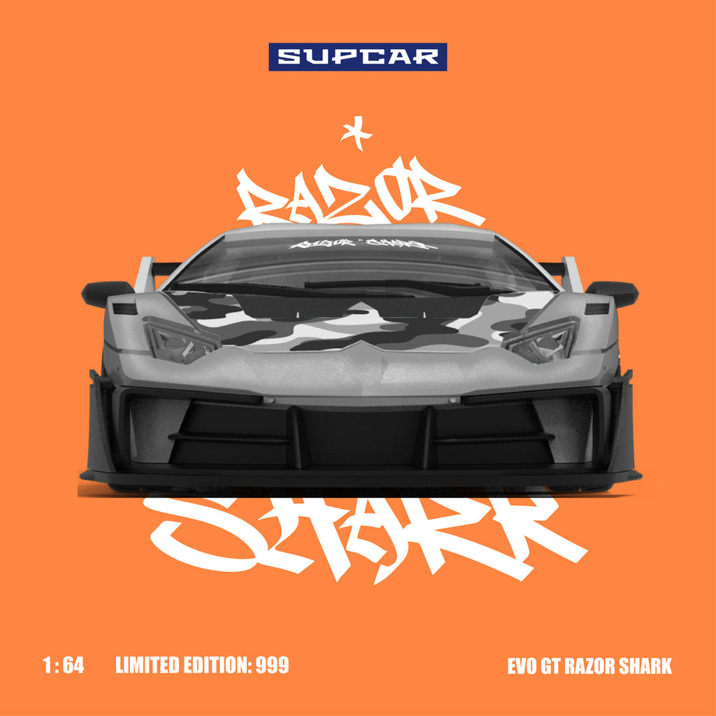 SUPCAR 1:64 Lamborghini GTEVO Shark Mouth Livery SC643834