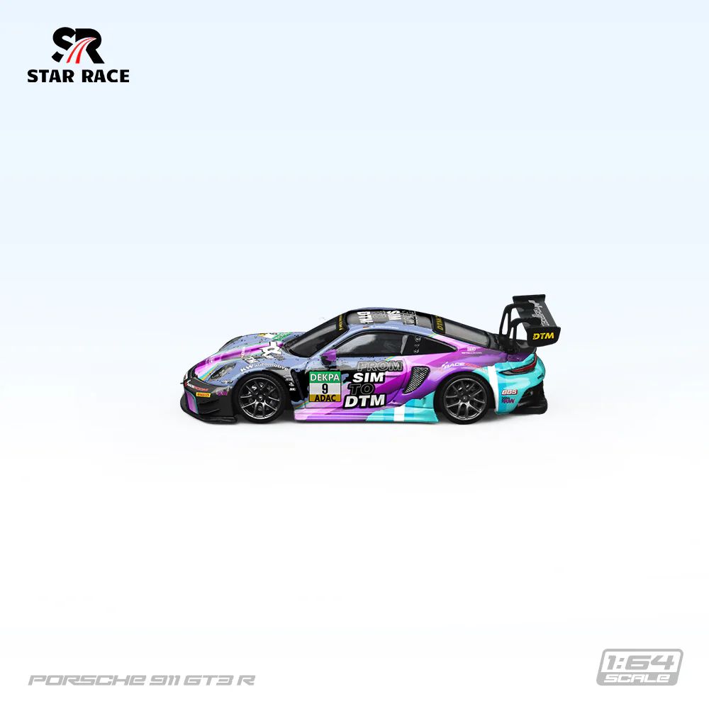Star Race 1:64 Porsche 911 GT3 Racing Livery From Sim to DTM