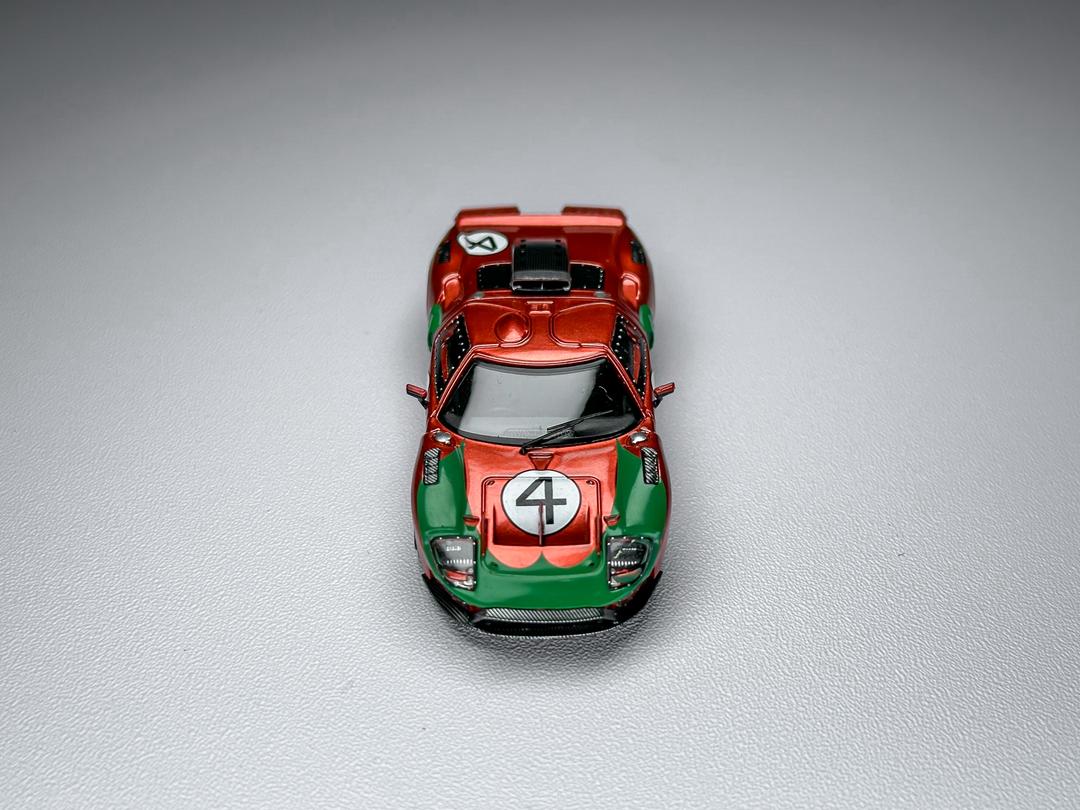 Rhino Model RM 1/64 Ford GT40 Engine Hood Cover Diecast model Le Mans Livery