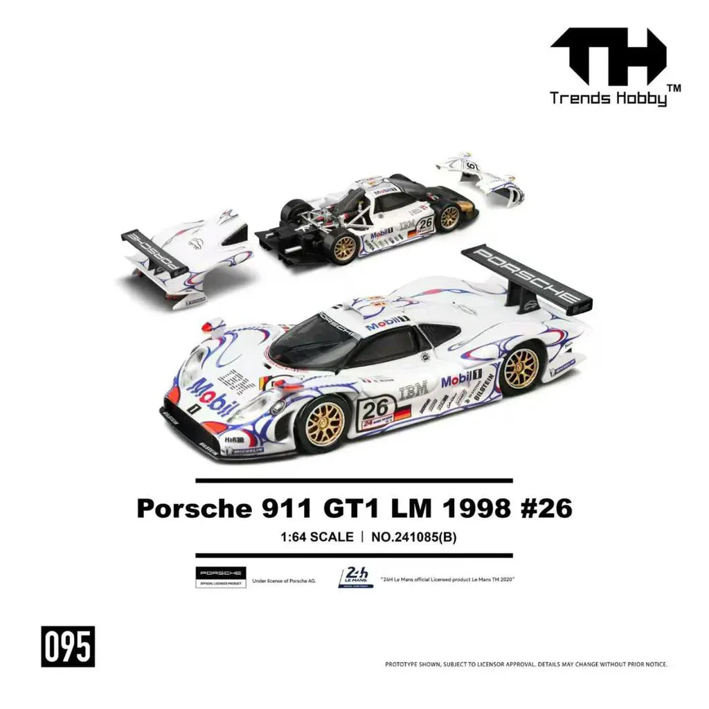 Trends Hobby Porsche 911 GT1 LM 1998 #26 Le Mans 1:64