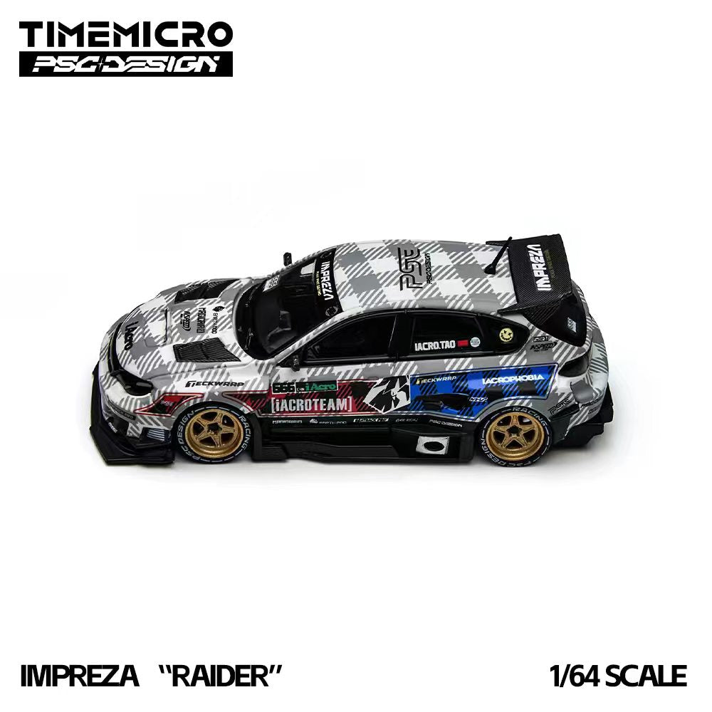 TimeMicro × PSC DESIGN 1:64 Subaru IMPREZA "RAIDER" TM648302