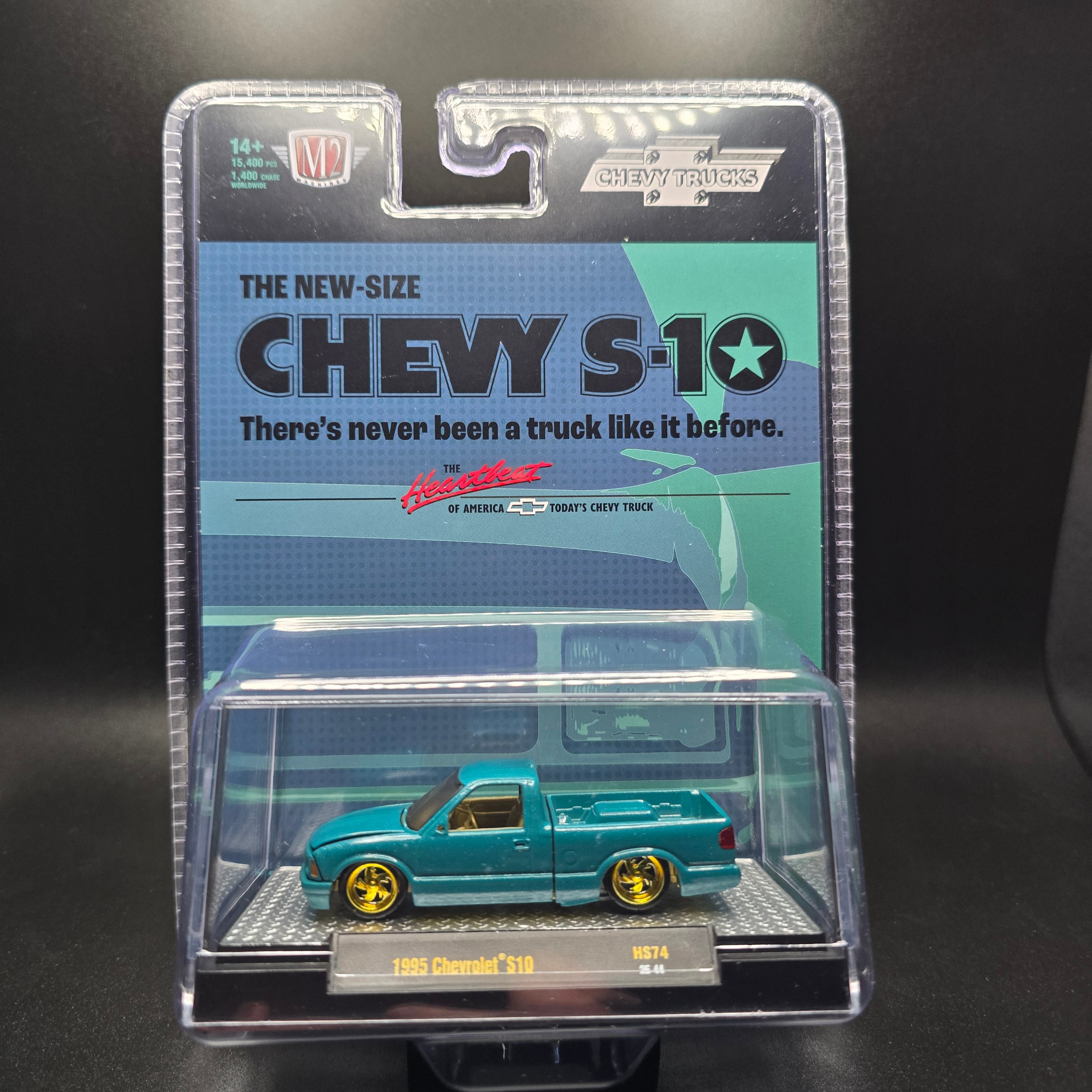 CHASE M2 Machines 1:64 1995 Chevrolet S10 Custom – Hobby Exclusive