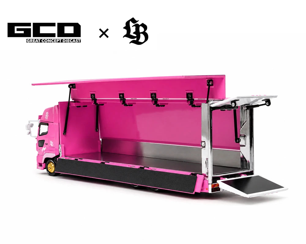 GCD 1/64 HINO 700 LB PINK - KAYANO DIST EDITION KS-093-738