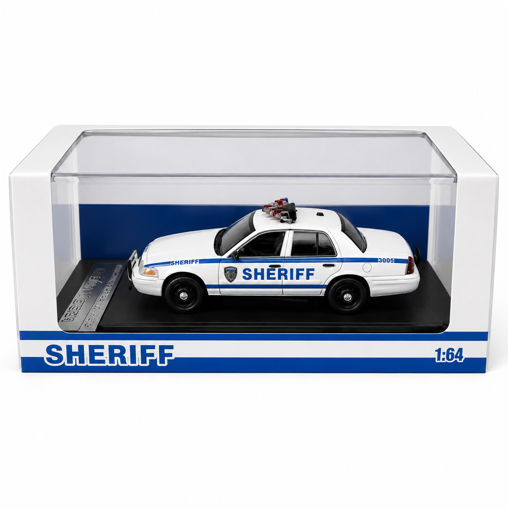 MK Miniatures 1/64 Crown Victoria Sheriff