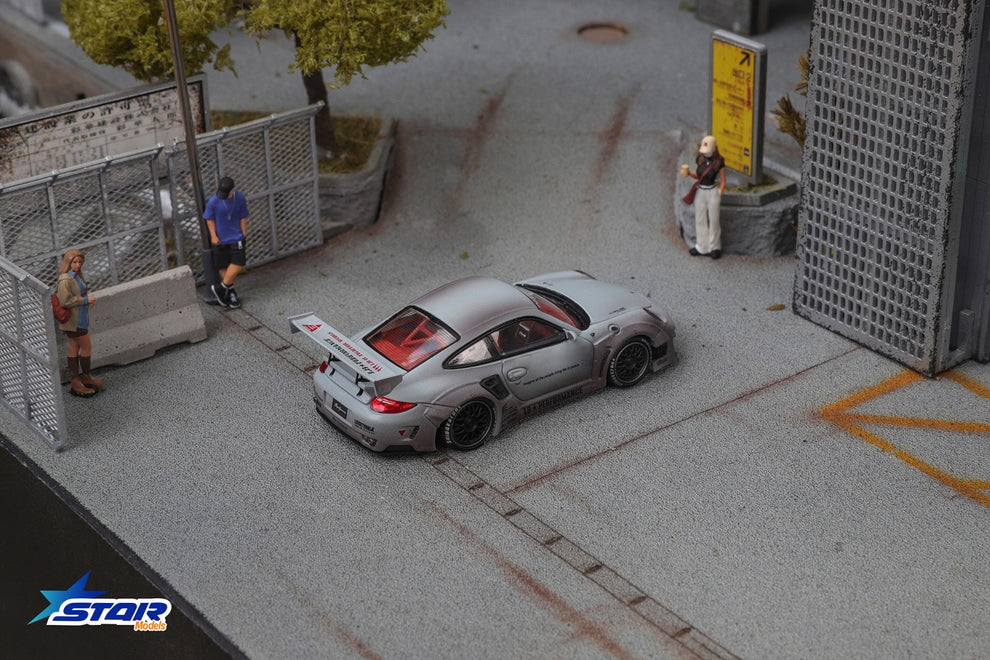 Star Model 1:64 Porsche 997 LBWK Grey