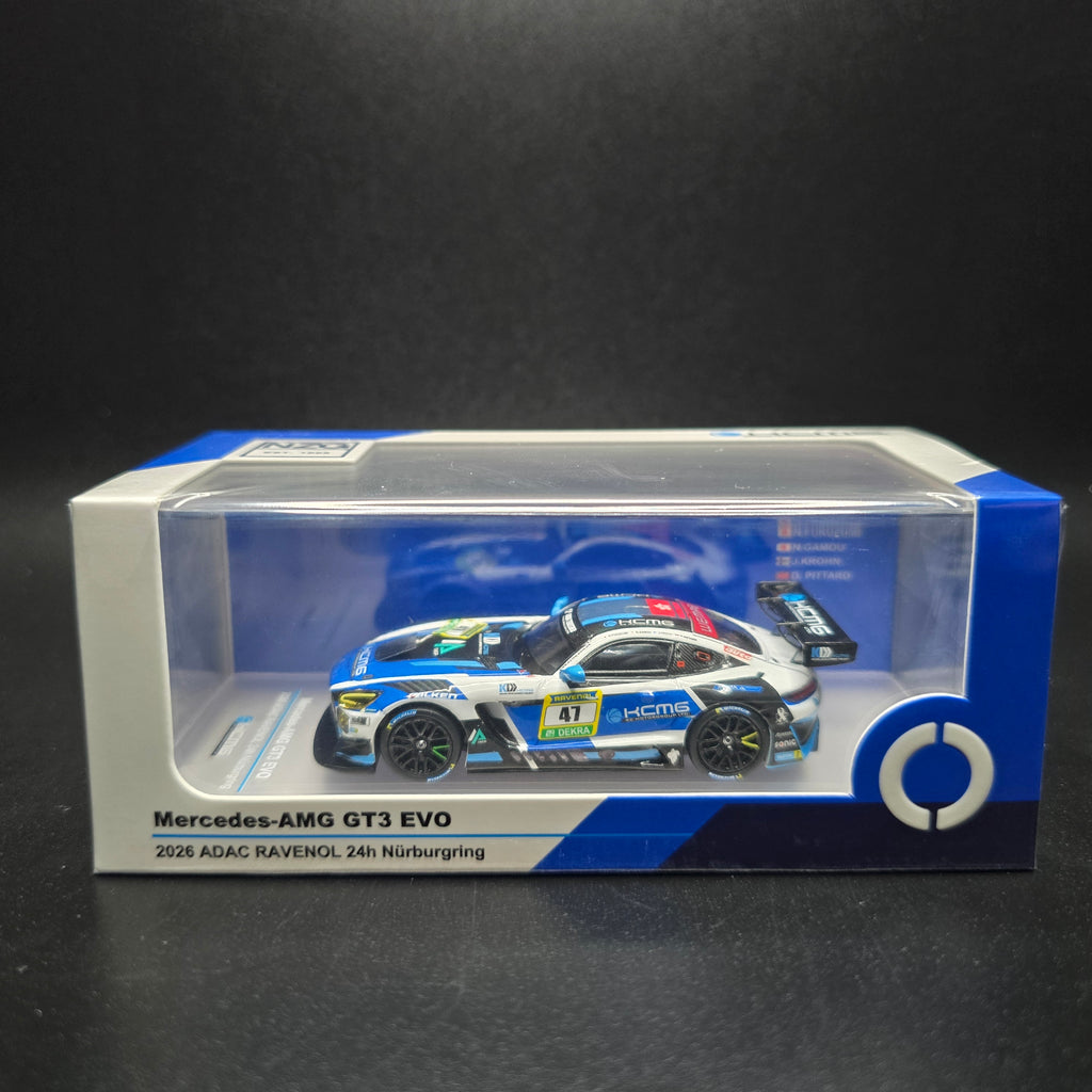 KILO Works 1/64 AMG GT3 EVO KCMG 2026 Nürburgring 24H Hong Kong Toycar Salon Exclusive
