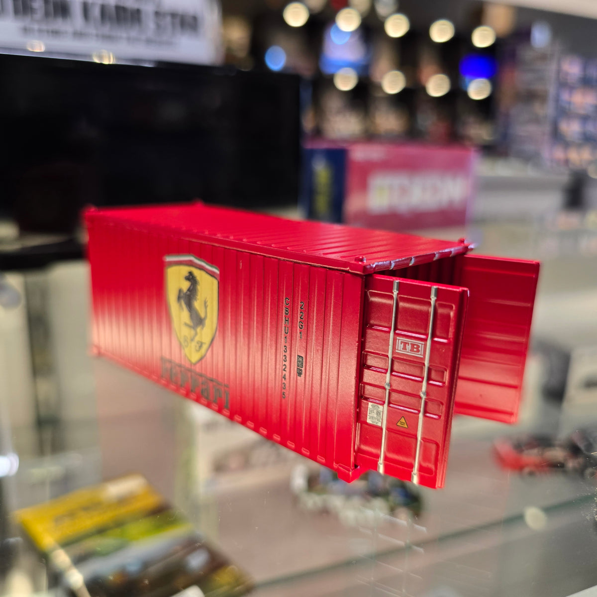 Timebox 1:64 Scale Full Metal Shipping Container Ferrari Livery