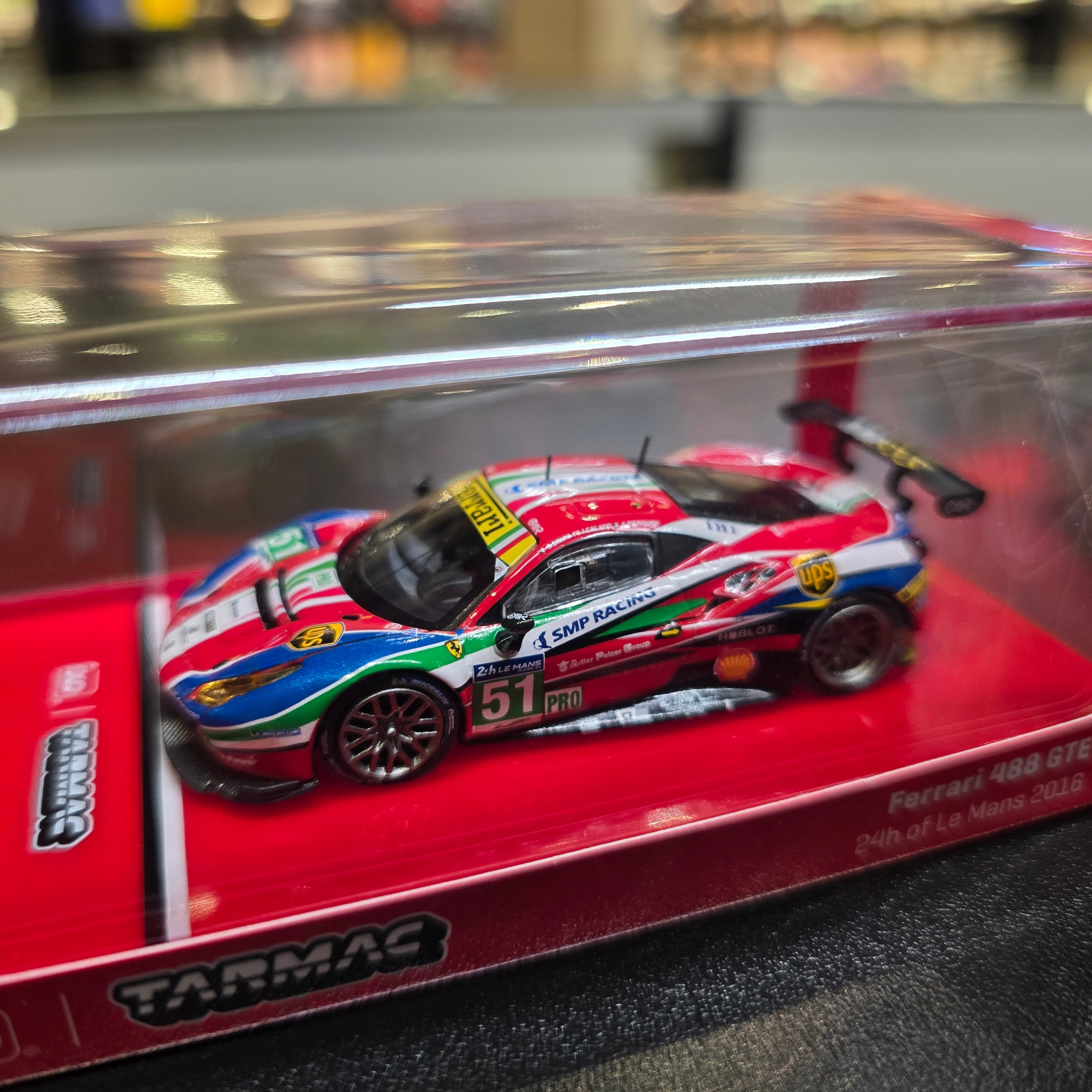 Tarmac Works 1:64 Ferrari 488 GTE 24h of Le Mans 2016 #51 – Hobby64