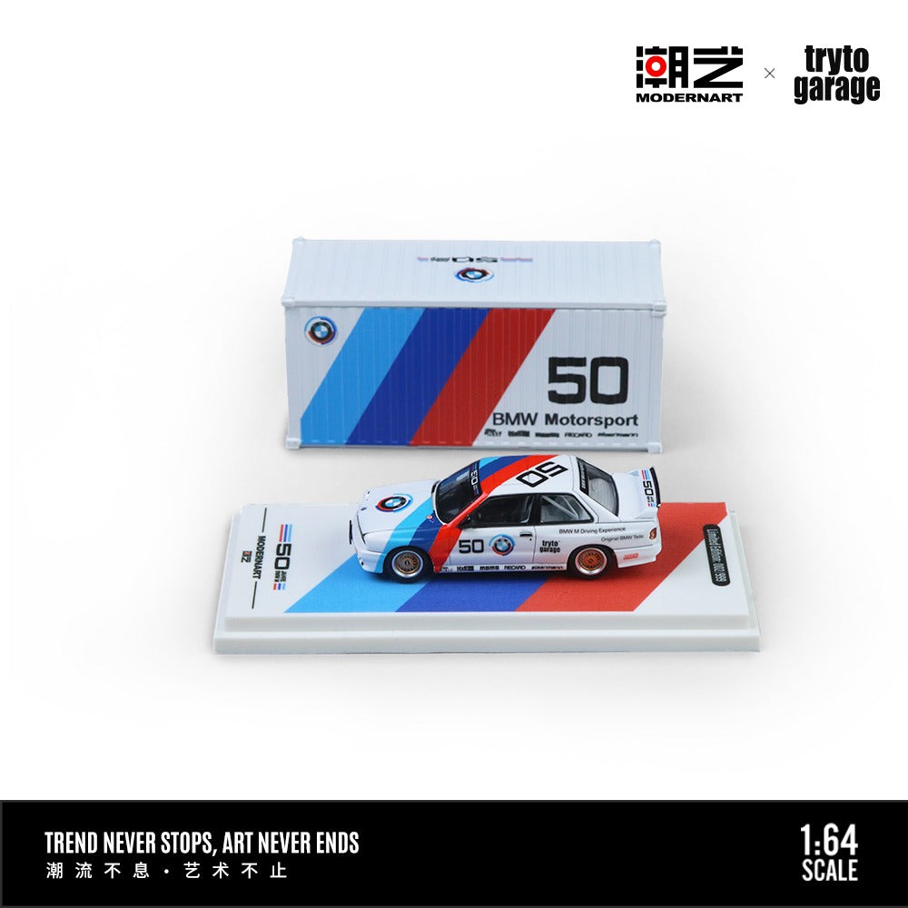Moderart 1:64 Container Set Tryto Garage BMW E30 M3 DTM