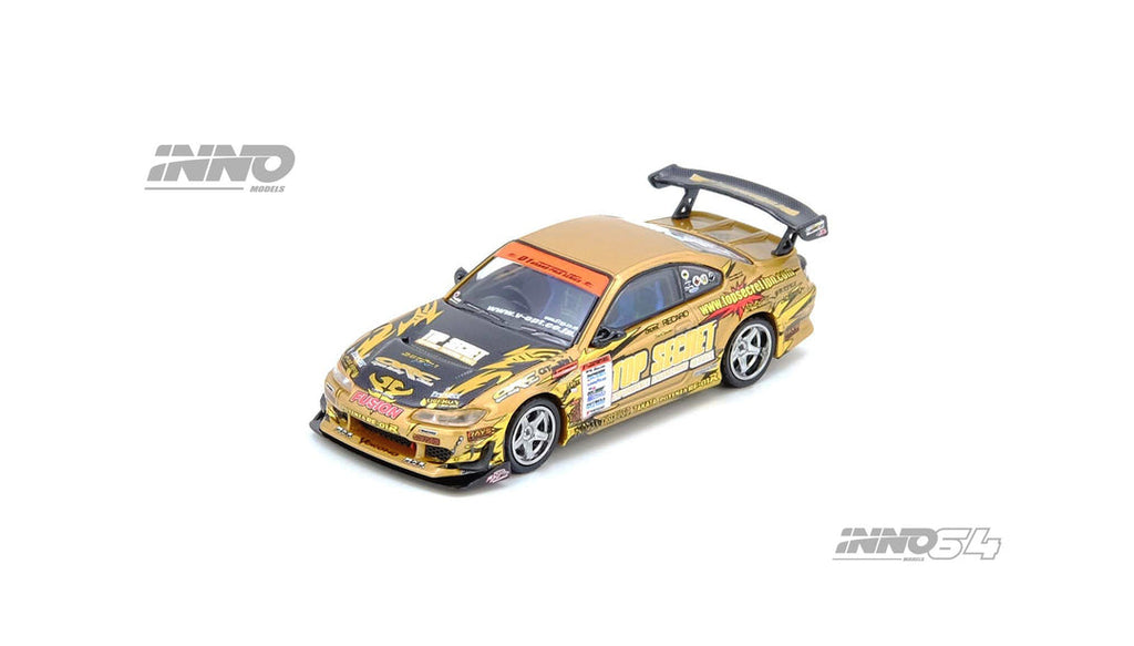 INNO64 1/64 TOP SECRET Silvia (S15) Gold D1 Grand Prix Series Champion 2004 IN64-S15TS-D104