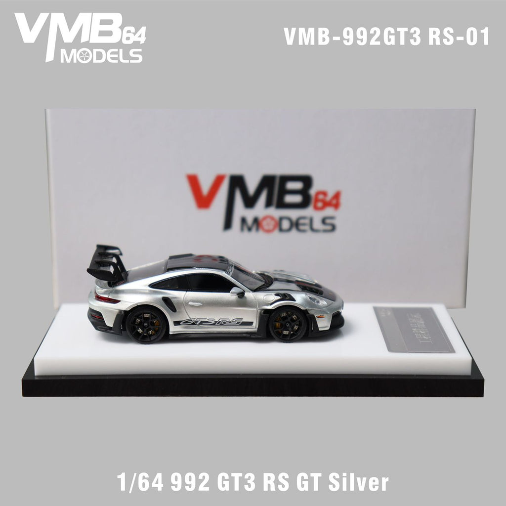 VMB Models 1:64 992 GT3 RS Silver only 299 Made