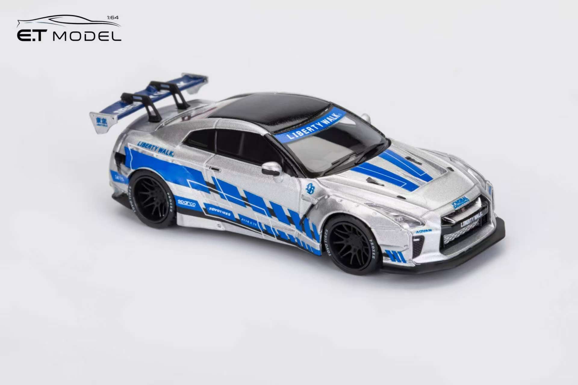 ET Model x Model Collect MC 1:64 GT-R R35 LB Widebody Modified 1.5 Version Diecast Model