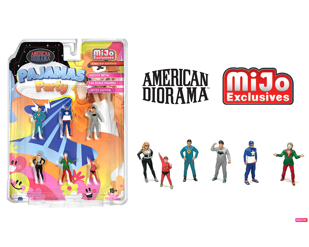 American Diorama 1:64 Figures Pajamas Party – MiJo Exclusives