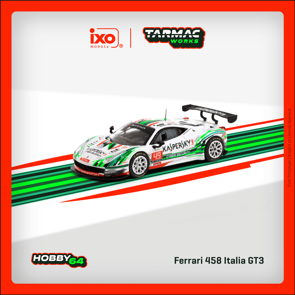 Tarmac Works 1:64 Ferrari 458 Italia GT3 24 hours of Spa 2016