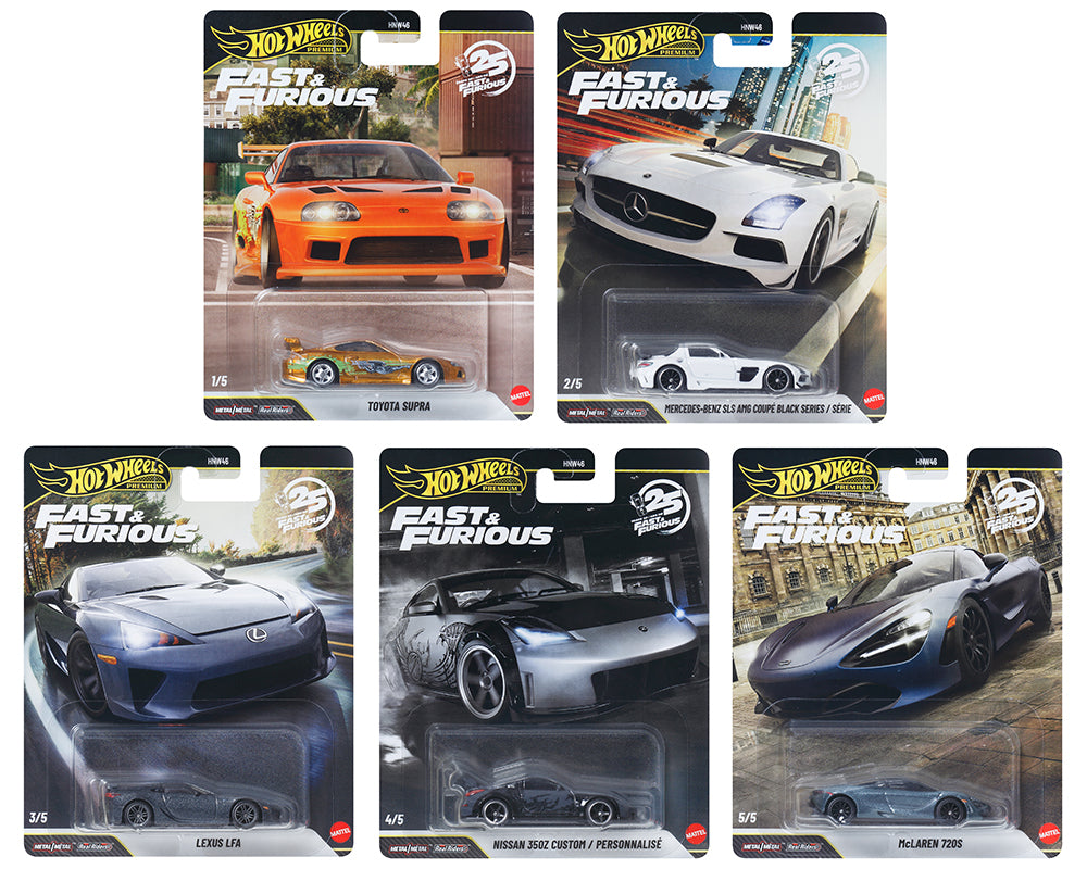 *CASE* Hot Wheels 1:64 Fast & Furious 25Th Anniversary Premium 2026 R Assortment 10 Cars