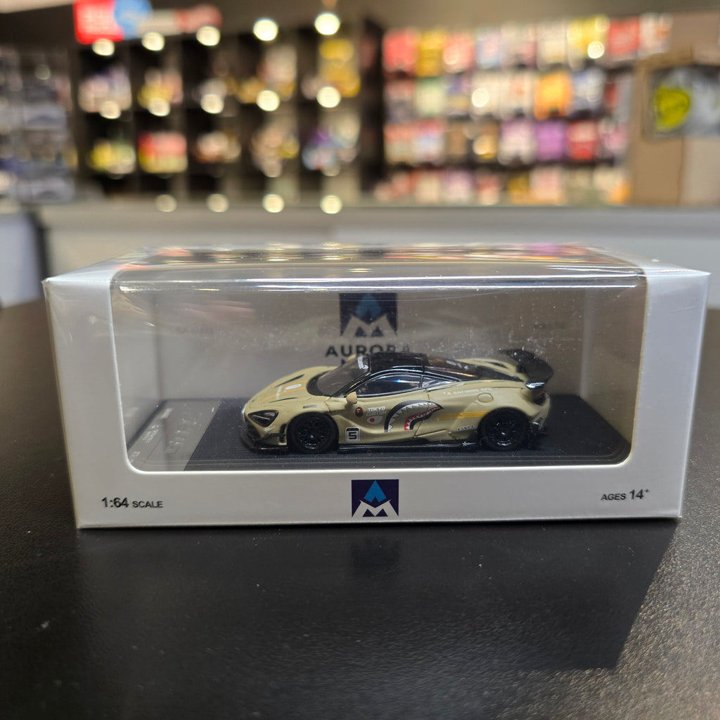 Aurora Model 1:64 McLaren 720S Sharks Mouth Livery