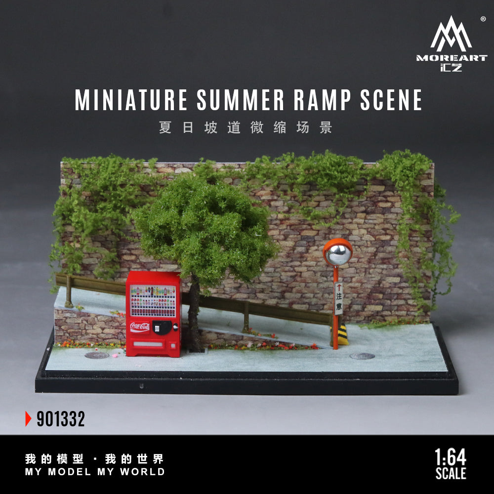 MoreArt 1:64 MINIATURE SUMMER RAMP SCENE MO901332
