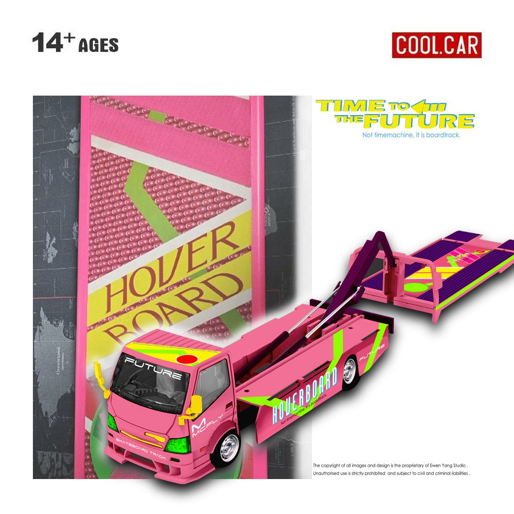 Coolcar 1:64 H300 Car Transport Hauler Back to the Future Hoverboard Livery
