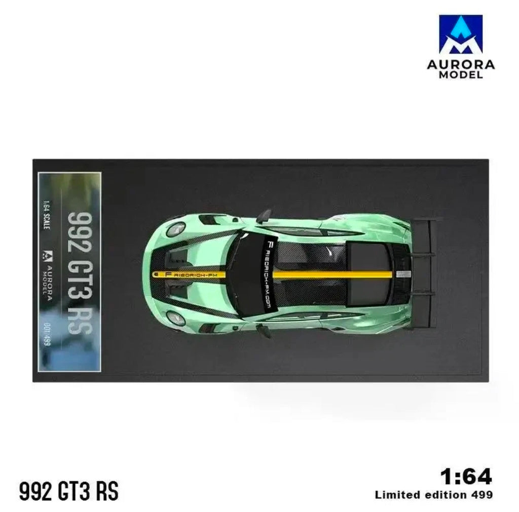 Aurora Model 1:64 992 GT3 RS Green